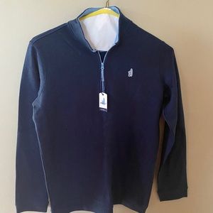 Johnnie-O Navy Quarter-zip